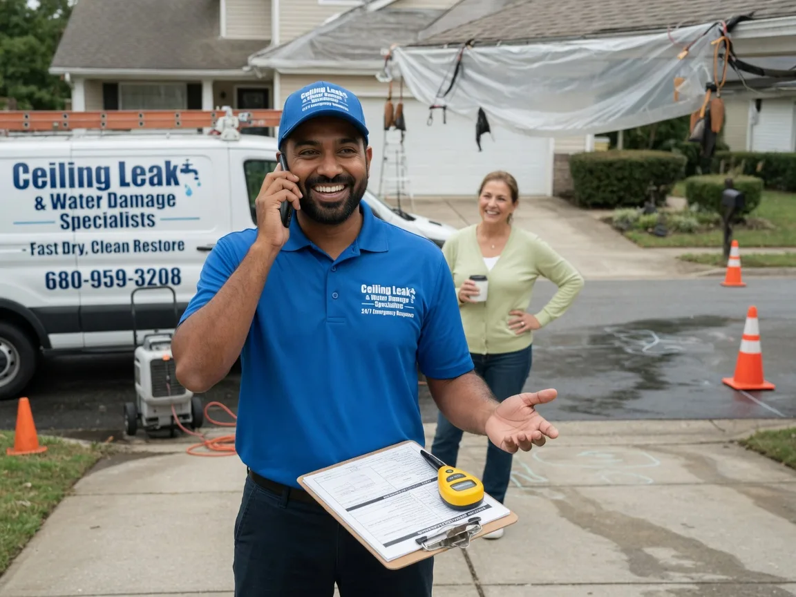 Ceiling Leak Cleanup Bryantown, MD FAQs